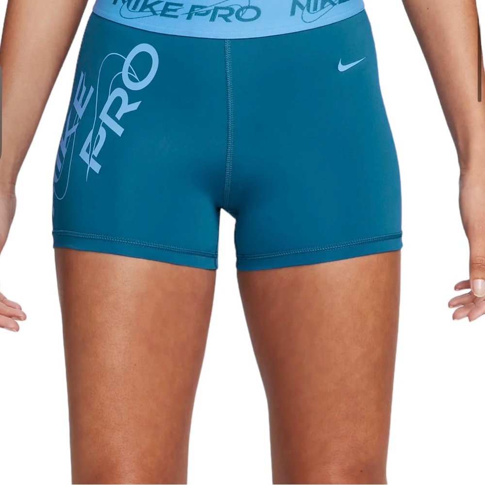 Nike Women's Pro Dri-FIT Mid-Rise 3" Graphic Training Shorts Size XL